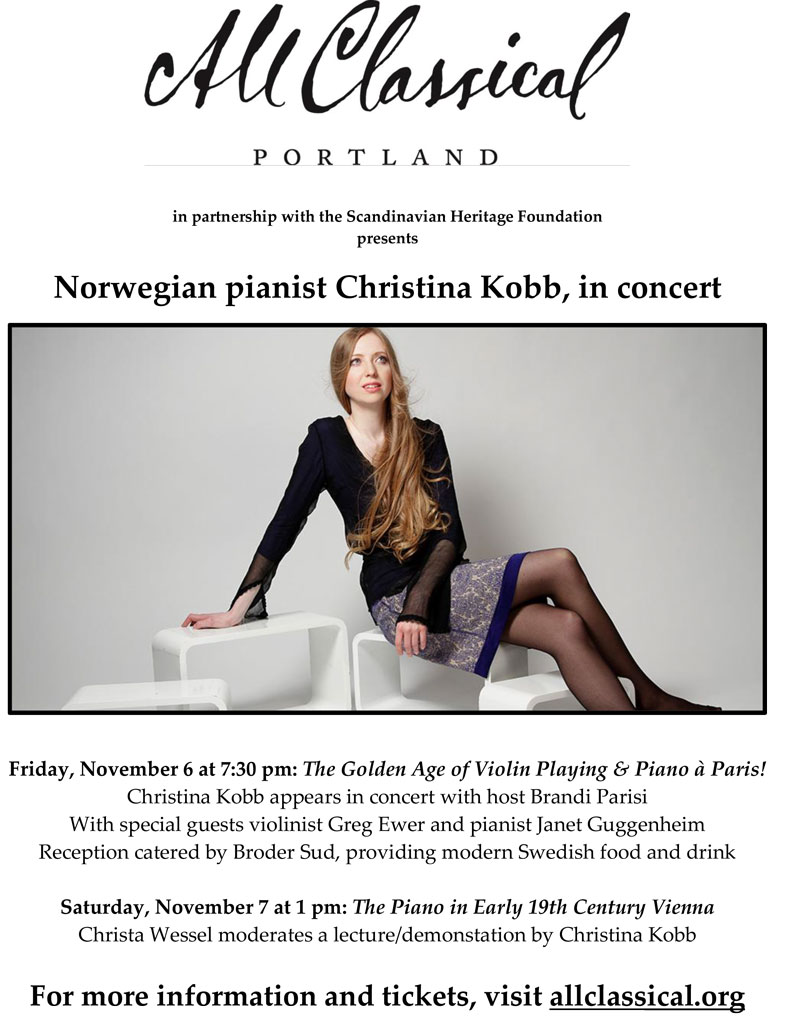 Christinia Kobb in Concert in Portland OR