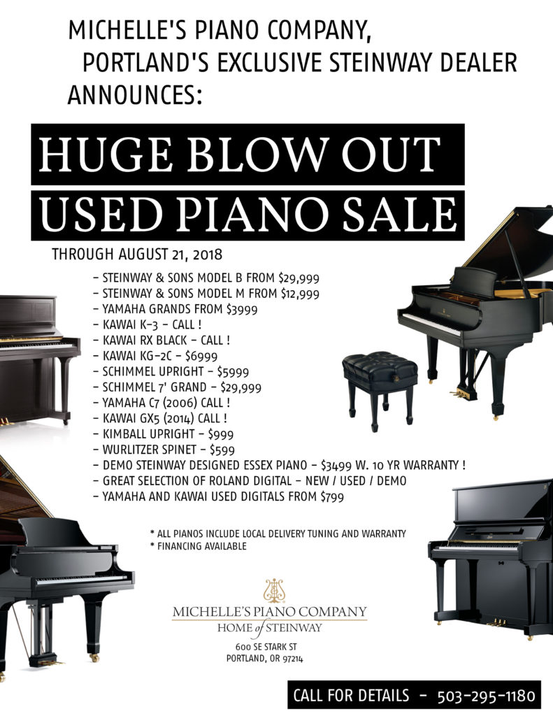 Michelles Piano Used Piano Blowout Clearance Sale