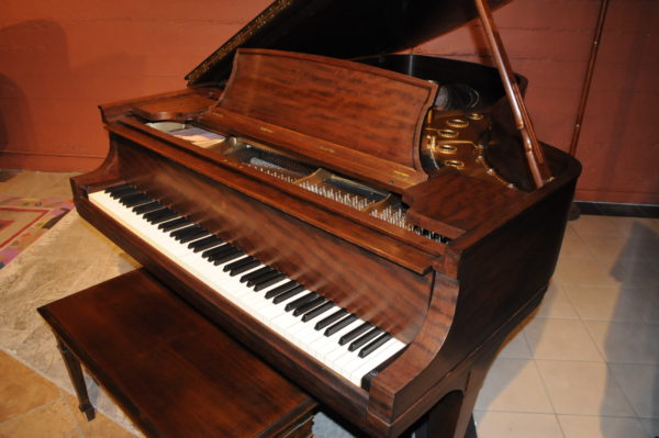 Steinway B Grand Piano with African Pommele Finish