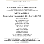Master Class in Improvisation