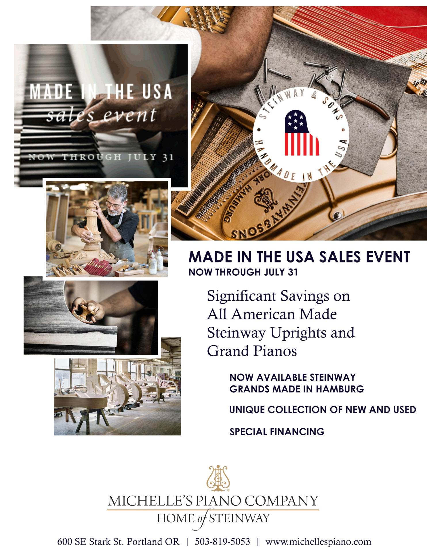 Steinway Made in USA Sales Event