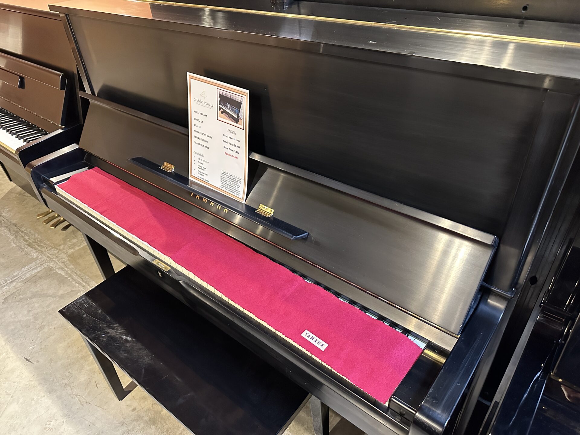 Yamaha U1 Upright Piano - Image 2