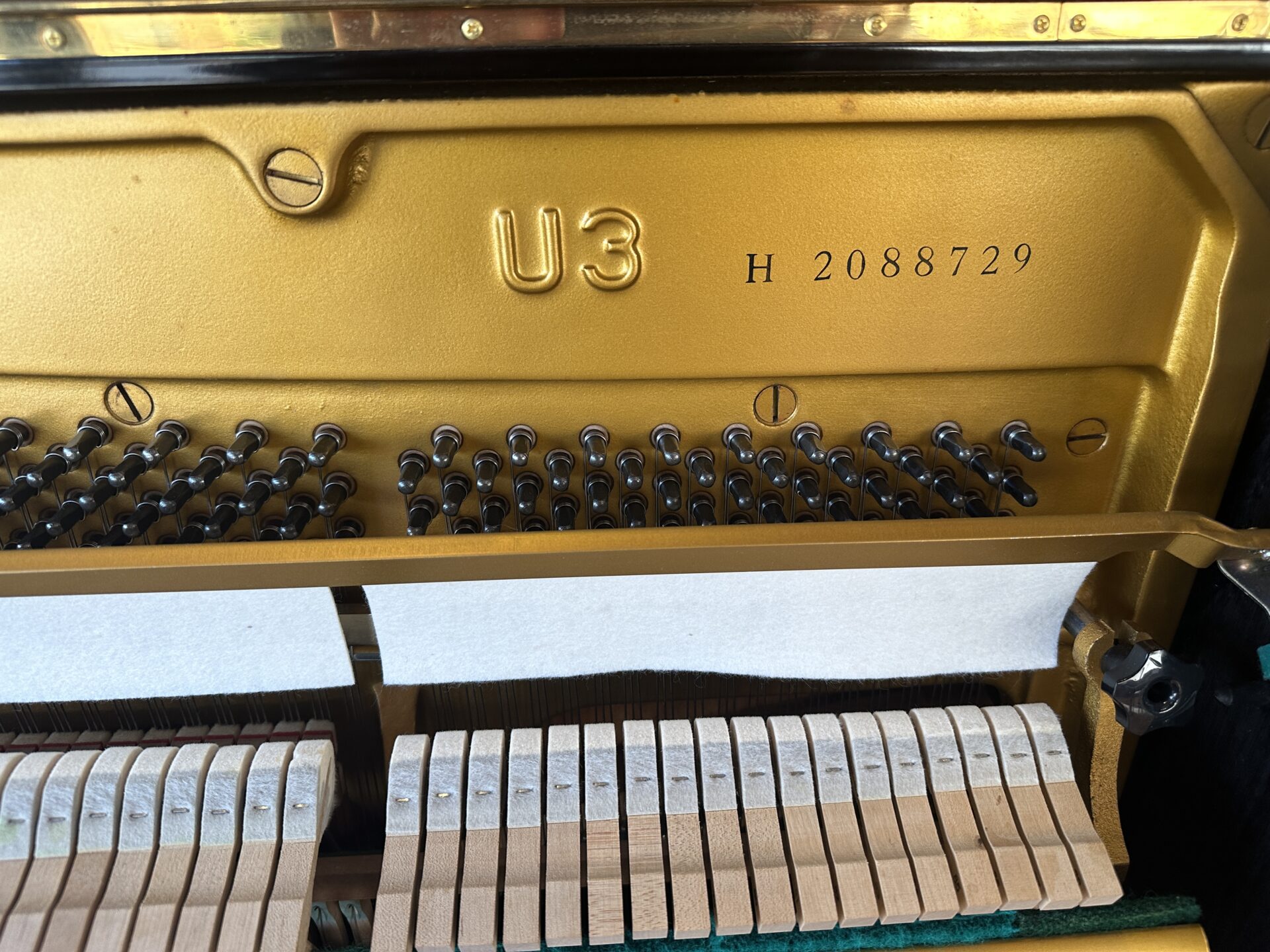 Yamaha U3 Upright Piano - Image 3